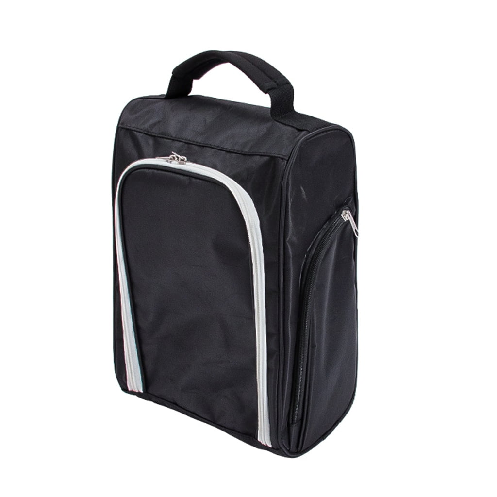 Practical Golfs Shoe Bag with Side Pockets Zippered Shoe Carriers with External Pockets Golfs Gifts for Men or Women