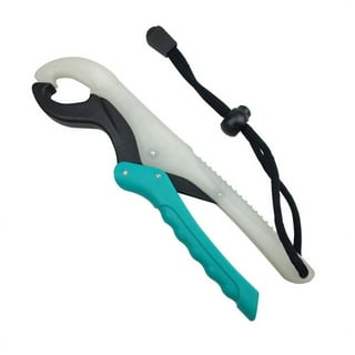UFISH Fishing Lip Grip Tool Hook Remover Fish Gripper Plastic Pliers Holder