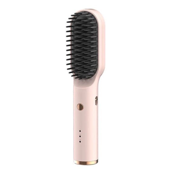 Practical Hair Straightening Brush Styling Tool Hair Straightener Brush Electric Hot Comb Hair Straighteners