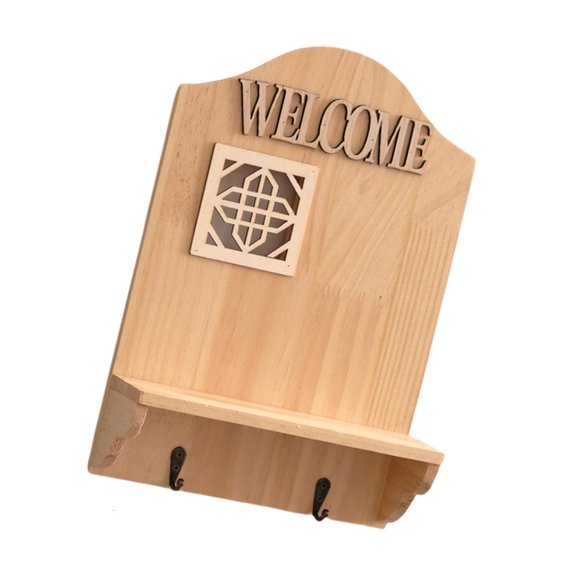 Practical Hanging Shelf for Wall Functional Accessory Hook Rack for Access in Homes and Offices