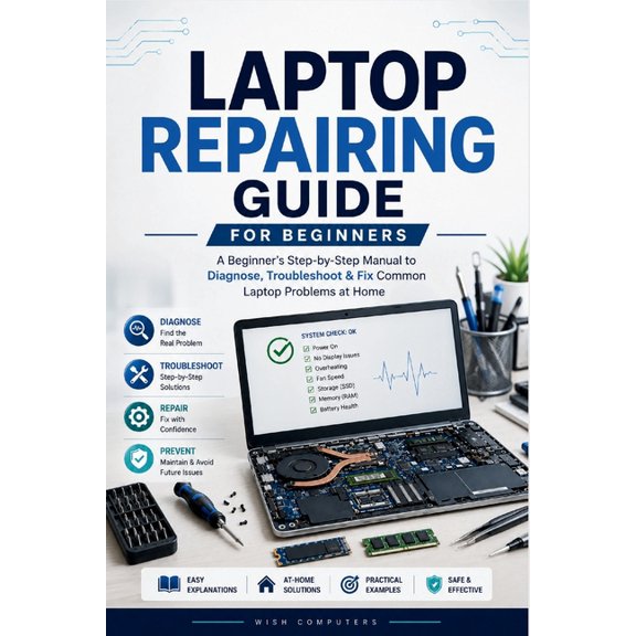 Practical It Hardware Repair Guide Laptop Repairing Guide (Basic): A Beginner's Step-by-Step Manual to Diagnose, Troubleshoot & Fix Common Laptop Problems , Book 3, (Paperback)