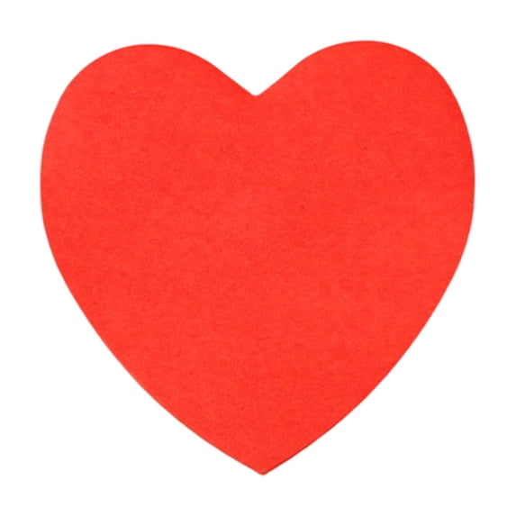 Practical Heart Shaped Sticky Notes for Message Scenarios