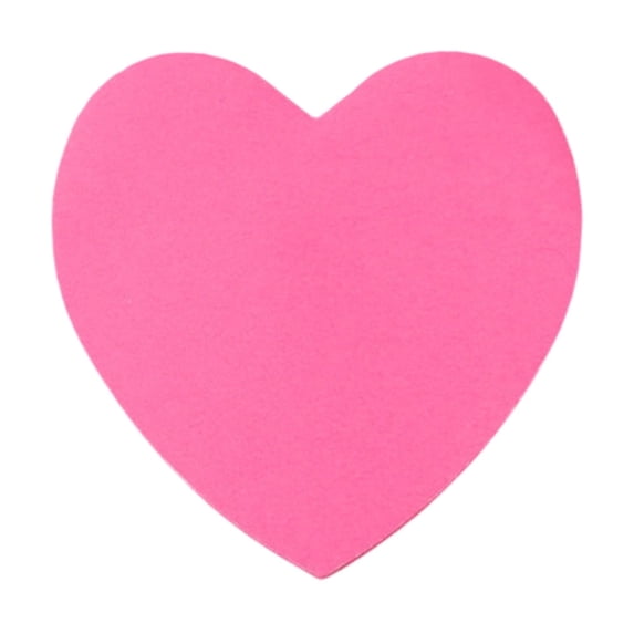 Practical Heart Shaped Sticky Notes for Message Scenarios