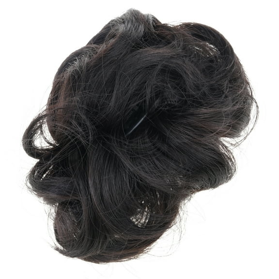 Practical Heat Resistant Hair Claw Clip Elegant Curly Chignons Updo For Women Lightweight Hairpiece Secure Grip