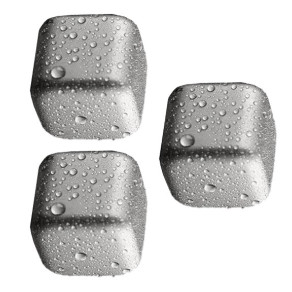 Practical Ice Cubes Set Metal Chiller For Drink Dishwasher Safe Fast Temperature Control Whiskeys Chilling Stone