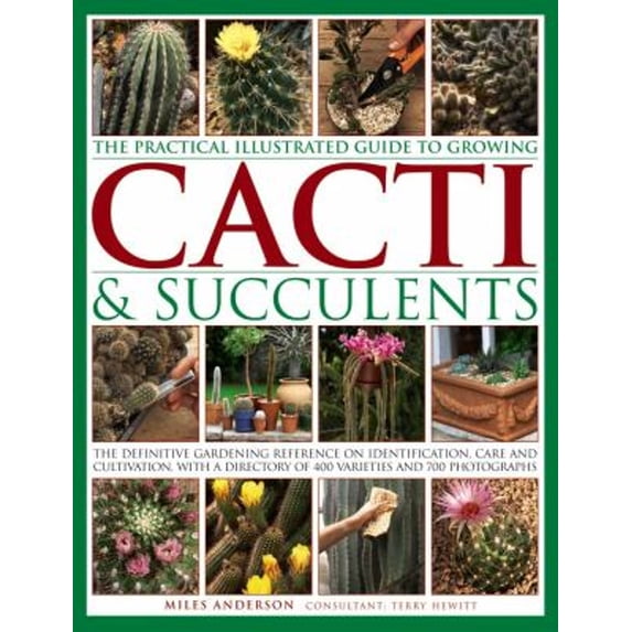 Pre-Owned The Practical Illustrated Guide to Growing Cacti & Succulents: The Definitive Gardening Reference on Identification, Care and Cultivation, with a Dire (Hardcover) 1843093553 9781843093558