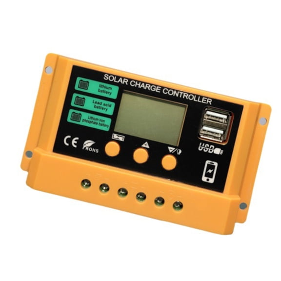 Practical Industrial Photovoltaic Solar Controllers 12V 24V with Multiple Layer Protective and LCD Display Designs