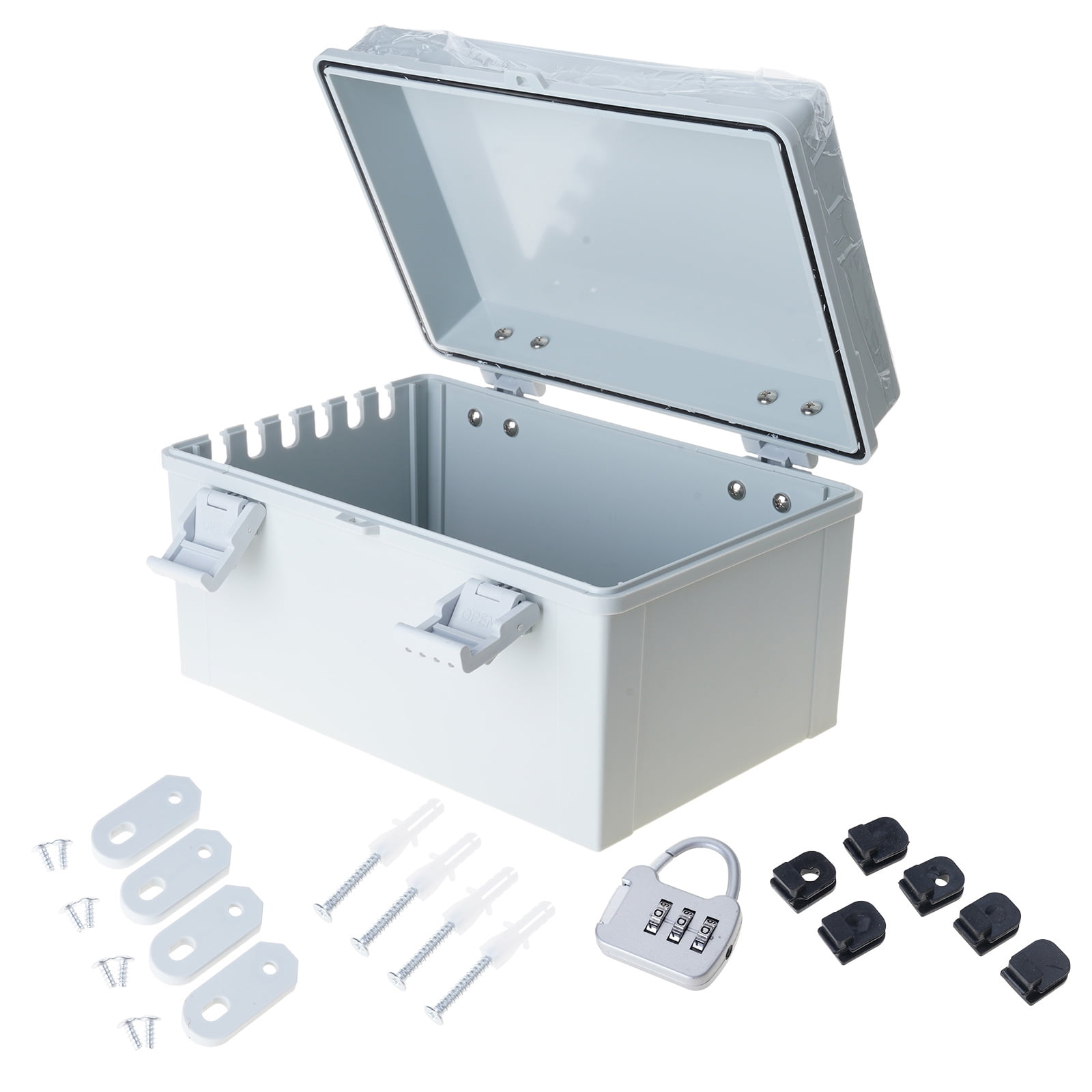 Practical Industrial Waterproof Electrical Box With Lock And Wall Mounted Set Accessory for Outdoor Applications