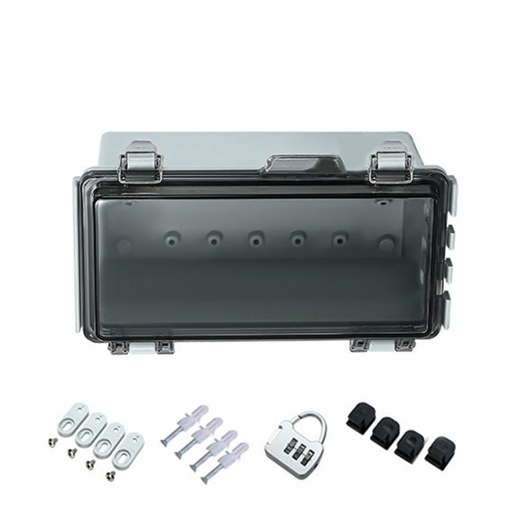 Practical Industrial Waterproof Electrical Box With Lock And Wall Mounted Set Accessory for Outdoor Applications