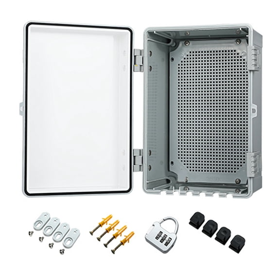 Practical Industrial Waterproof Electrical Box With Lock And Wall Mounted Set Accessory for Outdoor Applications
