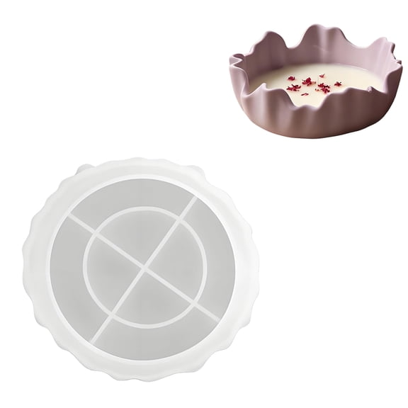 Practical Irregular Pattern Silicone Mold Flexible Baking Mold Suitable for Concrete Resin and Epoxy Crafting Projects