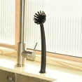 thumbnail image 1 of Practical Kitchen Utensil, Suction Cup Dishwashing Brush For Pot And Dish Cleaning, Long Bristles Remove Stubborn Food Residues With Strong Adhesion, 1 of 4