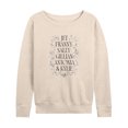thumbnail image 1 of Practical Magic 2 - Character Names Women's Lightweight French Terry Wide Neck Long Sleeve Graphic Shirt, 1 of 4