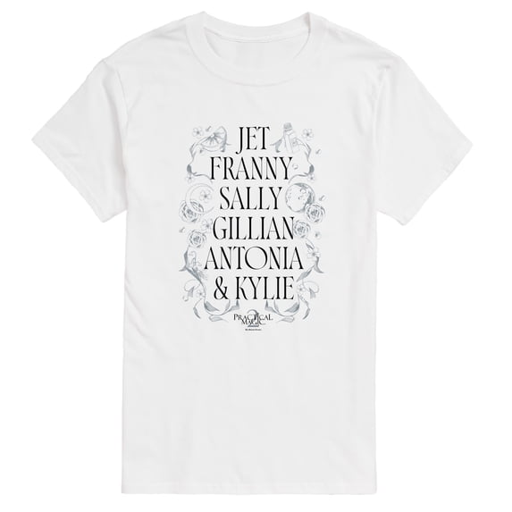 Practical Magic 2 - Character Names Short Sleeve Graphic T-Shirt