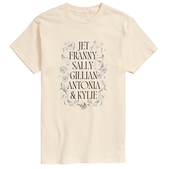 Practical Magic 2 - Character Names Short Sleeve Graphic T-Shirt