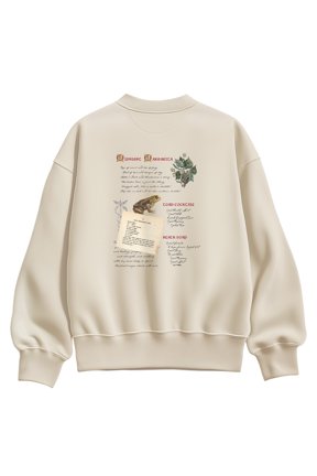- Midnight Margarita Recipes Oversized Fleece Crew Sweatshirt