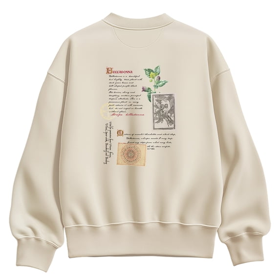 Practical Magic - Belladonna Oversized Fleece Crew Sweatshirt