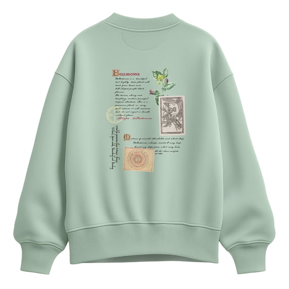 Practical Magic - Belladonna Oversized Fleece Crew Sweatshirt