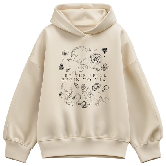 Practical Magic - Let The Spell Begin To Mix Oversized Fleece Hoodie Sweatshirt