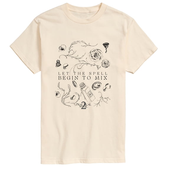 Practical Magic - Let The Spell Begin To Mix Short Sleeve Graphic T-Shirt