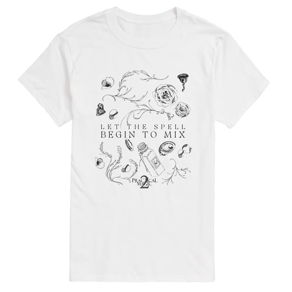 Practical Magic - Let The Spell Begin To Mix Short Sleeve Graphic T-Shirt