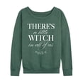 thumbnail image 1 of Practical Magic - Little Witch In Us Lightweight French Terry Wide Neck Long Sleeve Graphic Shirt, 1 of 4