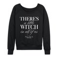 thumbnail image 1 of Practical Magic - Little Witch In Us Lightweight French Terry Wide Neck Long Sleeve Graphic Shirt, 1 of 4