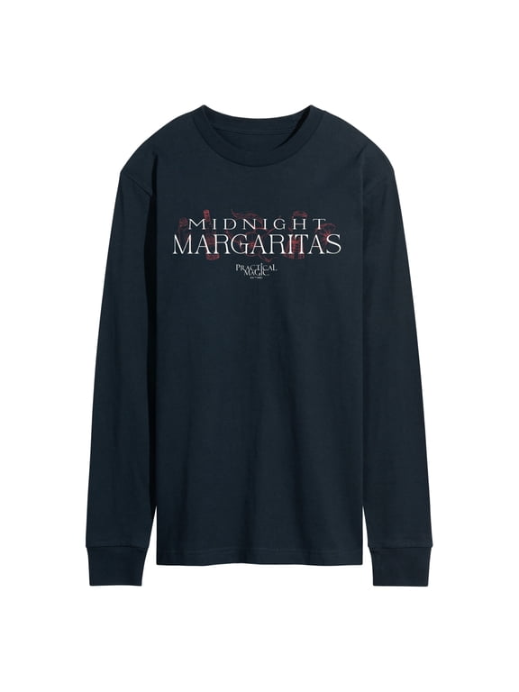 - Midnight Margs Men's Long Sleeve Graphic T-Shirt