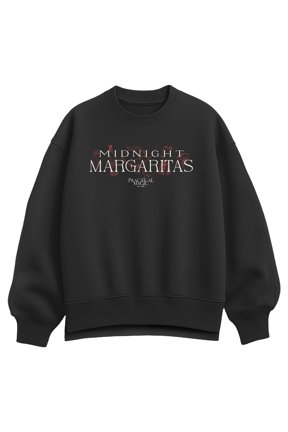 - Midnight Margs Oversized Fleece Crew Sweatshirt