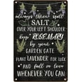 thumbnail image 1 of Practical Magic Quote Vintage Metal Tin Sign Witch Poster for Garden Home Kitchen Wall Decor 7.9 x 11.9 Inch, 1 of 7