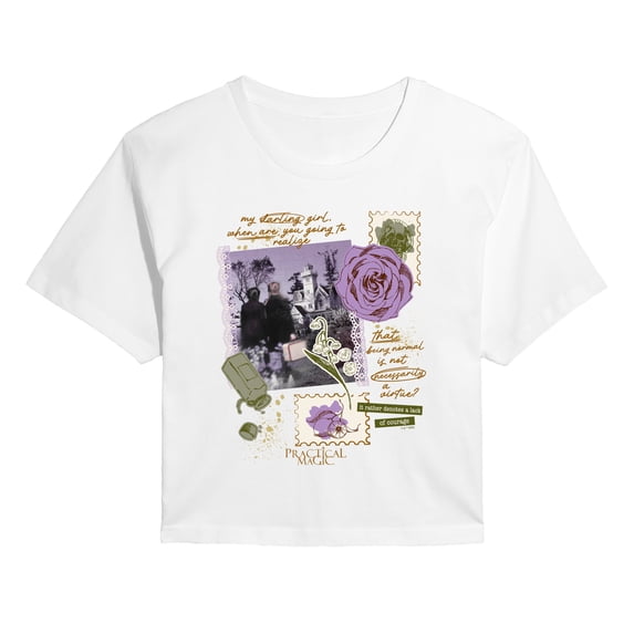 Practical Magic - Scrapbook Cropped Graphic T-Shirt