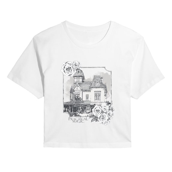 Practical Magic - Witch House Frame Cropped Graphic T-Shirt