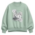 thumbnail image 1 of Practical Magic - Witch House Frame Women's Oversized Fleece Crew Sweatshirt, 1 of 3