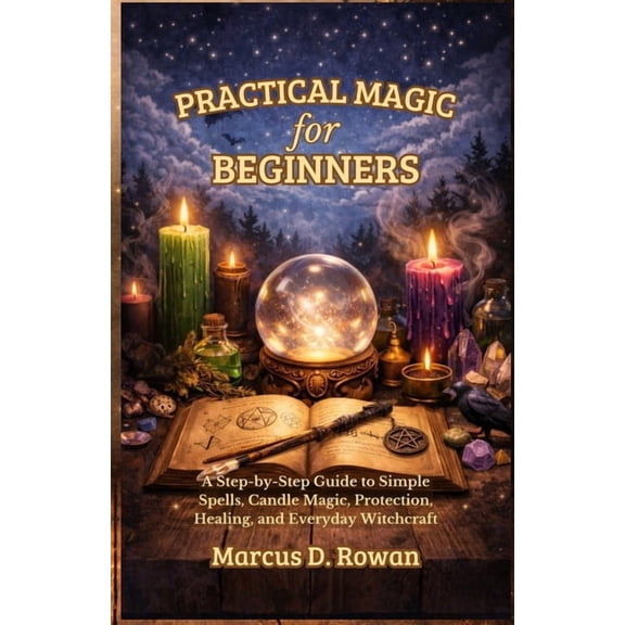 Practical Magic for Beginners: A Step-by-Step Guide to Simple Spells, Candle Magic, Protection, Healing, and Everyday Wi, (Paperback)