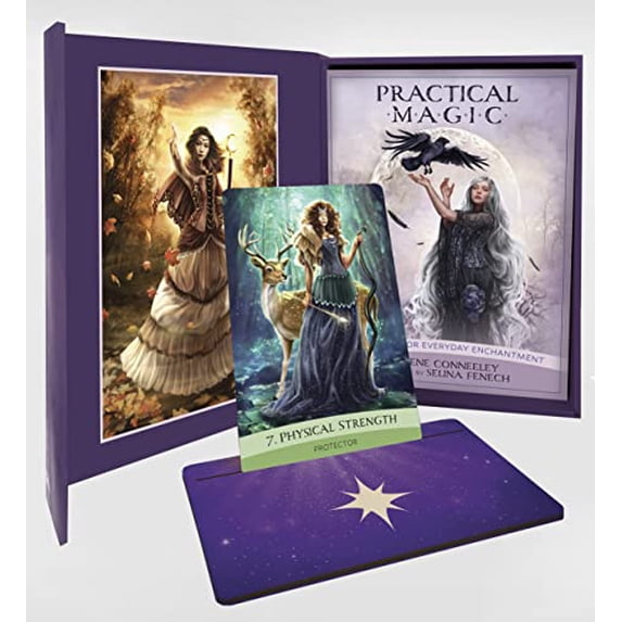 Pre-Owned Practical Magic: An Oracle for Everyday Enchantment - 36 full colour cards, 304pp guidebook & card stand Paperback