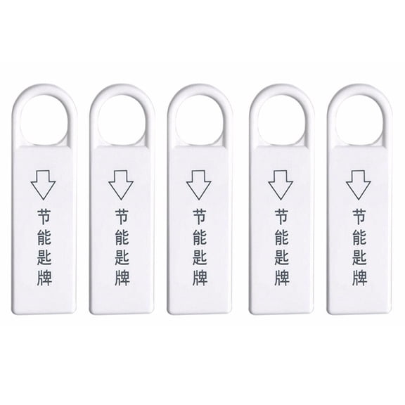 Practical Magnetic Card Switch Insert Key for Enhanced for Power Energy Saving 5pcs
