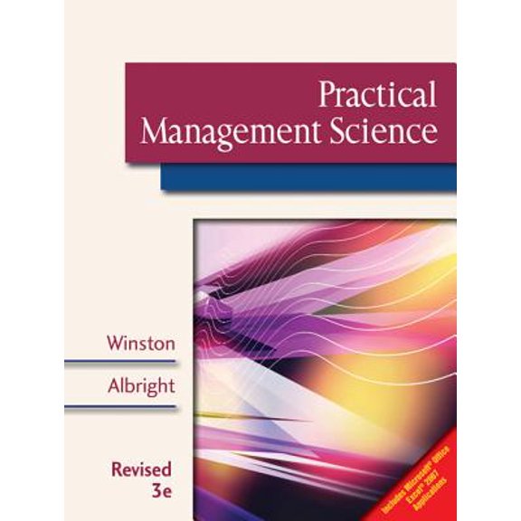 Pre-Owned Practical Management Science [With Microsoft Project 2007 60-Day Trial Version]