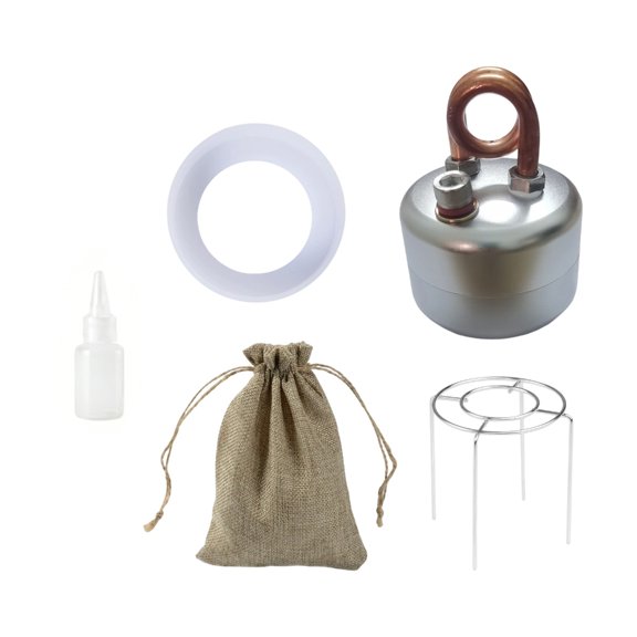 Practical Metal Camping Liquor Stove Small Fuels Capacity Small Furnaces Suitable for Hiking Backpacking and Picnics