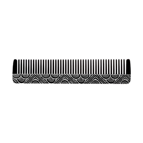 Practical Metal Mustache Comb for Men Compact and Portable Grooming Essential for Beard Styling and Maintenance