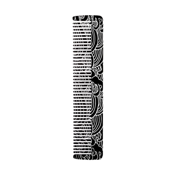 Practical Metal Mustache Comb for Men Compact and Portable Grooming Essential for Beard Styling and Maintenance