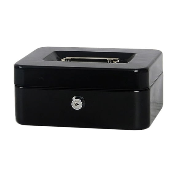 Practical Mini Petty Cash Money Box Stainless Steel Security Lock Lockable Safe Small Fit For House Decoration 3 Size L/XL/XXL ,Upgraded Security Combination Lock