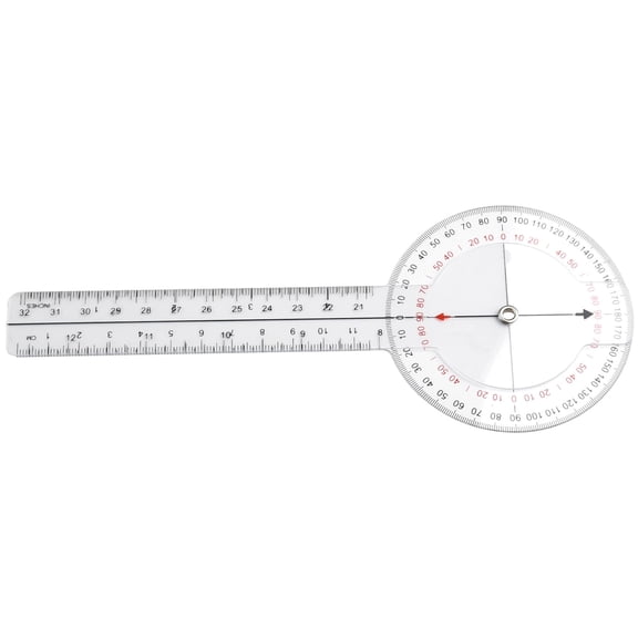 Practical New Goniometer Ruler Physiotherapy Calibrated Orthopedics New Occupational Therapy 1 Pcs 13inch 33cm