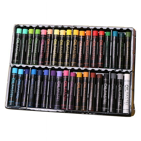 Practical Non Toxic Oil Pastels for Painting Unbreakable Strong Coverage for Kids Child Coloring Drawing 12/24/36 Colors
