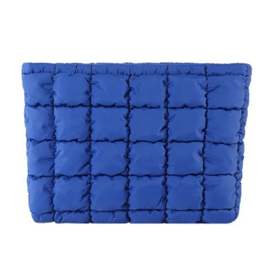 Practical Nylon Pleated Cosmetic Bag And Makeup Holder For Women For Commuting And Social Event With Ample Storage