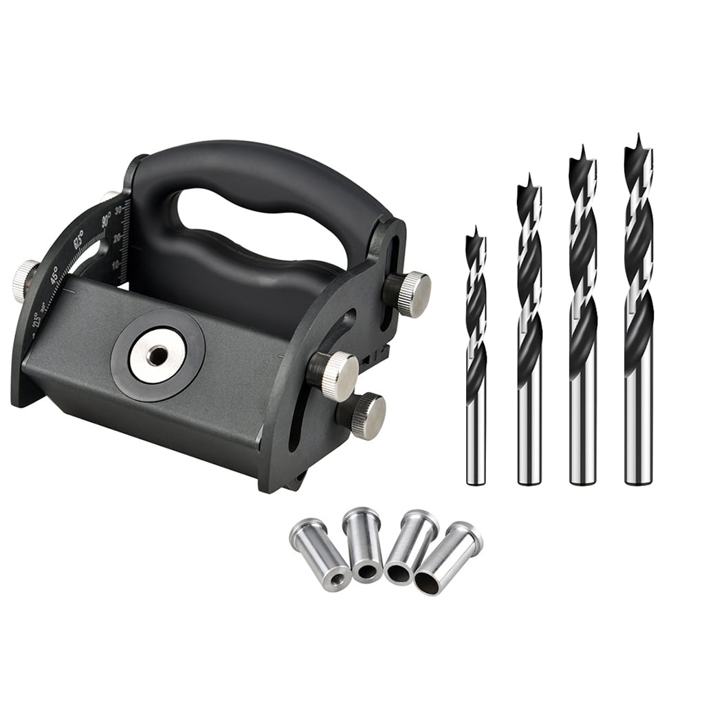 Practical Oblique Hole Locator Positioner Drilling Center Line Scriber Pocket Hole Jig //M10/ Adjustable 0°-90°