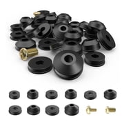 Practical Outdoor Faucet Repair Set 58Pieces Assorted Rubber Washers and Screws for Sturdy Leak Prevention Seal