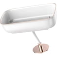 thumbnail image 1 of Practical Over the Sink Shelf Plastics Storage Unit Nonslip Sink Mount Rack Ideal for Apartments and Rentals Home Organization White, 1 of 6
