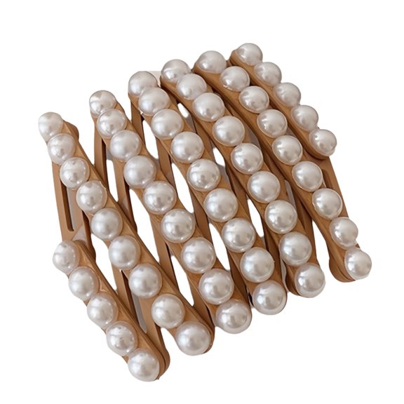 Practical Pearls Headband Customizable Adjustable Length Fashion Hair Accessory for Diverses Hairdos and Occasions