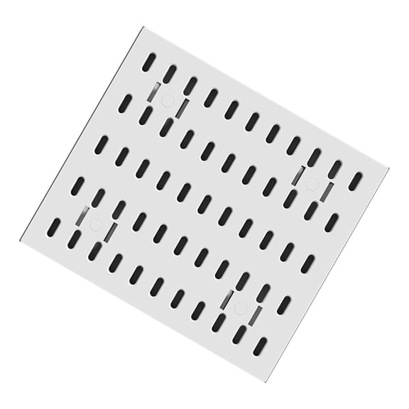 Practical Pegboard Hooks And Shelving Unit For Kitchen Bathroom Storage