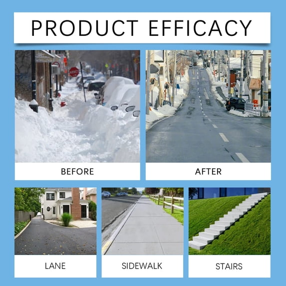Practical Pet Safe Ice Melt Safe, Rock Salt for Snow Melt Alternative, Pet Friendly Ice Melt Pet Safe Formula with 50% Less Chloride, Driveways & Lawns,3Pcs